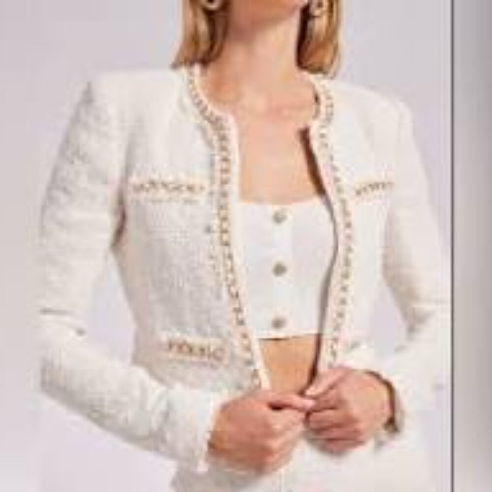 Generation Love Serena Chain Tweed Jacket NWT